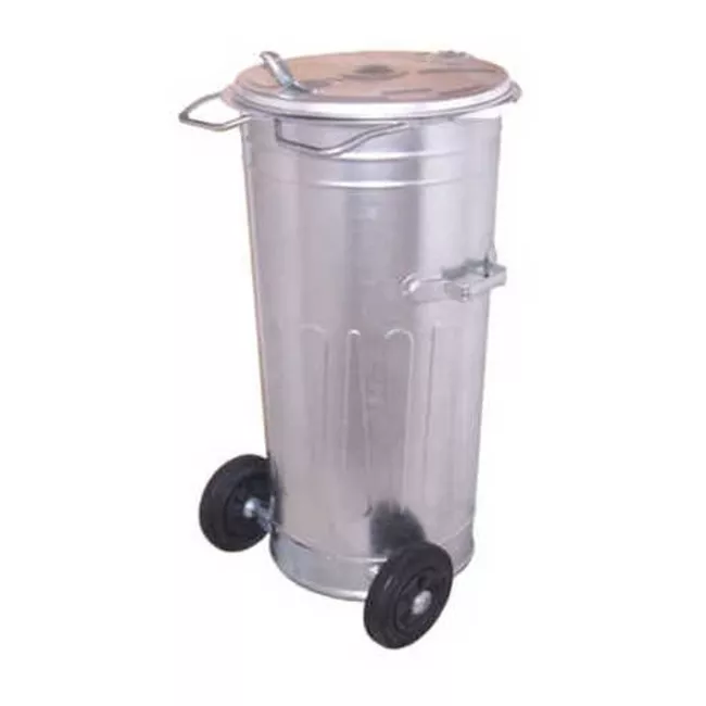 Pojemnik Do Segregacji Odpadow 110 L Metalowy Pojemniki Na Odpady Castorama
