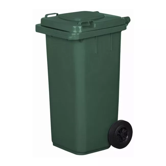 Pojemnik Do Segregacji Odpadow 120 L Zielony Pojemniki Na Odpady Castorama