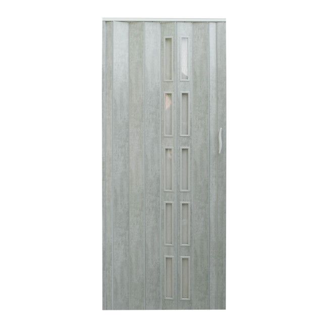 Drzwi Harmonijkowe Natura 005 S 80 61 Beton Drzwi Harmonijkowe