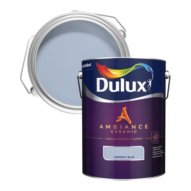 Farba Dulux Ambiance Ceramic harmony blue 5 l - Farby kolorowe - Castorama