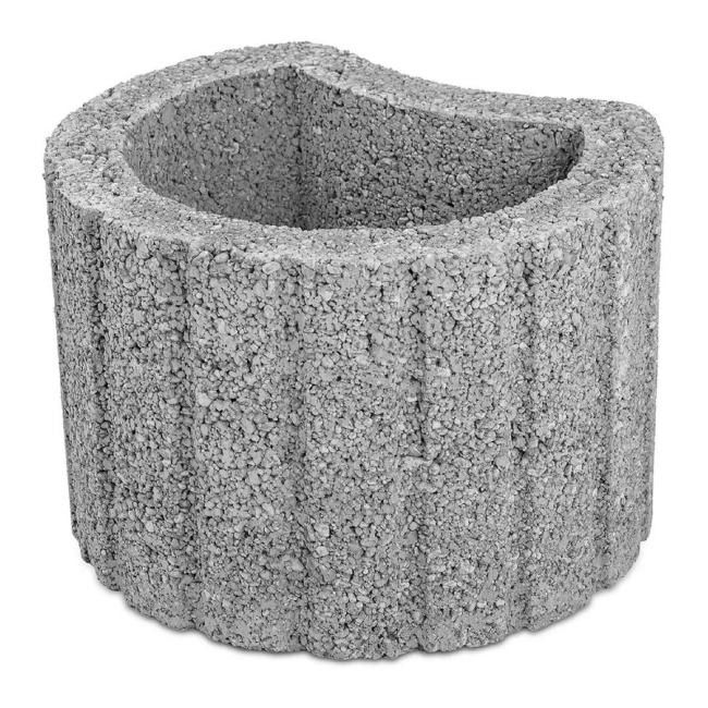 Gazon Mini Ksiezyc 30 X 25 X 20 Cm Szary Gazony Betonowe Castorama