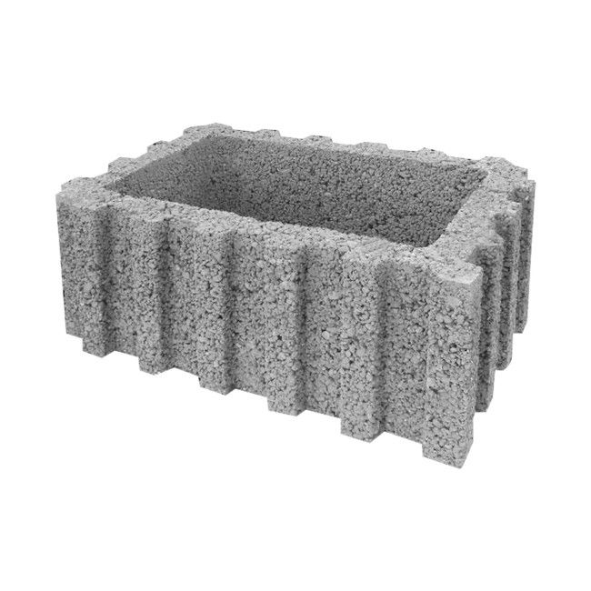 Gazon Prostokatny Bruk Bet 60 X 40 Cm Szary Gazony Betonowe Castorama