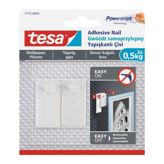 Haczyk Do Tapet Tesa 0 5 Kg Mocowania Samoprzylepne Castorama