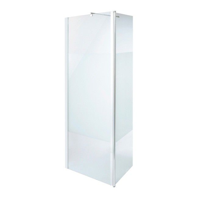 Kabina Prysznicowa Walk In Onega 80 45 Cm Chrom Wzor Scianki I