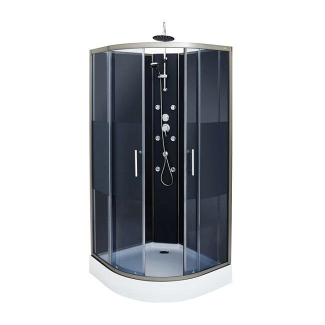 Kabina Prysznicowa Z Hydromasażem Cookelewis Dalia 90 X 90 X 225 Cm