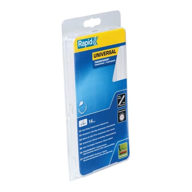Klej uniwersalny Rapid 250 g śr. 12 mm przezroczysty - Wkłady klejowe ...