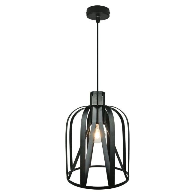 Lampa Wisząca Colours Nelly 1 X 42 W E27 Czarna Matowa Lampy