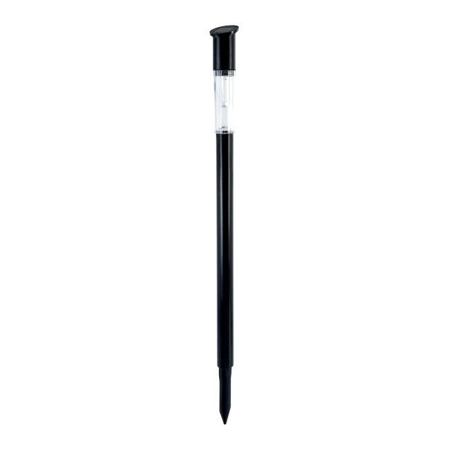 Lampka ogrodowa solarna 1 x 0,06 W 6500 K czarna lampy solarne castorama 828232