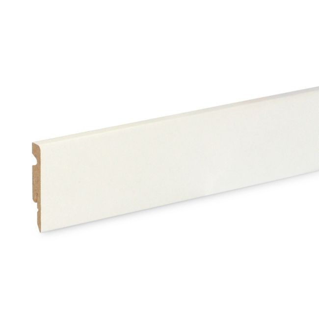 Listwa przypodłogowa MDF GoodHome 11 x 60 x 2200 mm biała ...