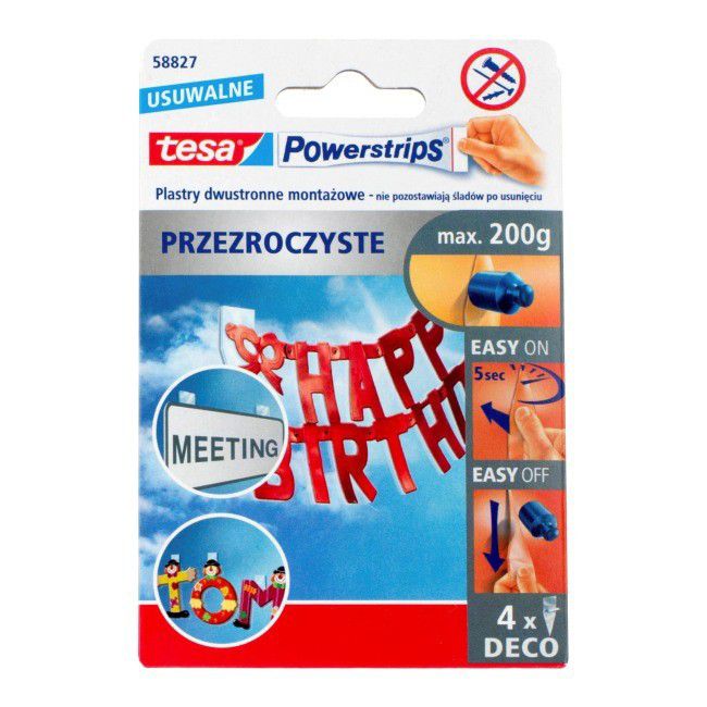 Plastry Mocujace Tesa Duze Max 200 G 4 Szt Tasmy Castorama