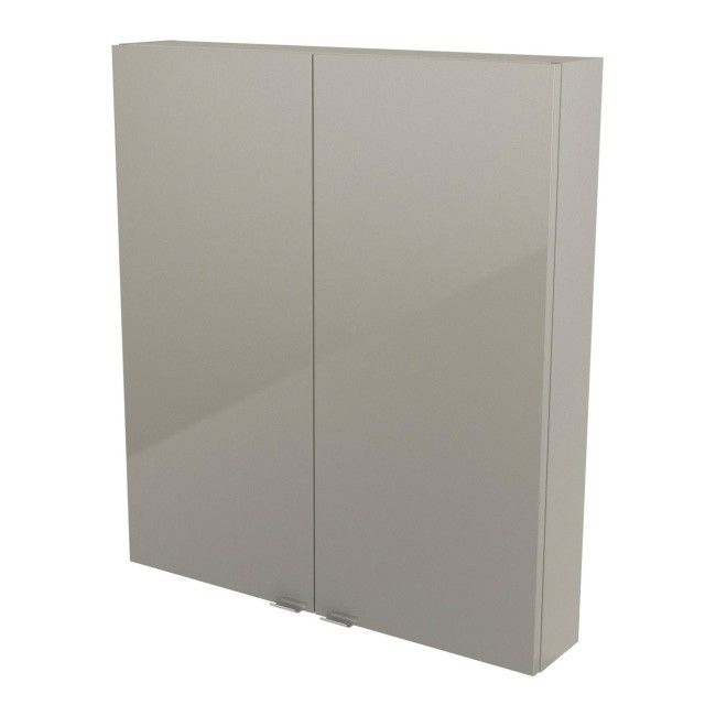 Szafka Wiszaca Goodhome Imandra 80 X 90 X 15 Cm Taupe Wiszace Castorama