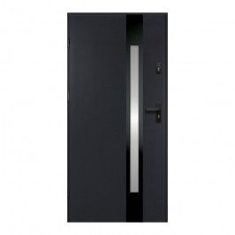 Drzwi Zewnetrzne O K Doors Temida Black P55 80 Prawe Antracyt Drzwi Zewnetrzne Castorama