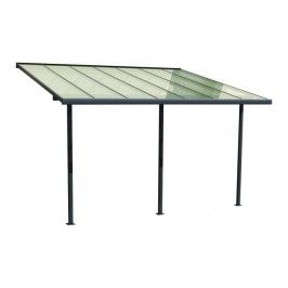 Pergola Aluminiowa 3 X 4 2 M Szara Wiaty Ogrodowe Castorama