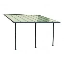 Pergola Aluminiowa 3 X 4 2 M Szara Wiaty Ogrodowe Castorama