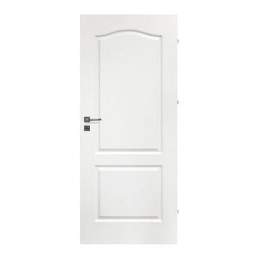 Drzwi pełne Archi 60 prawe białe lakierowane