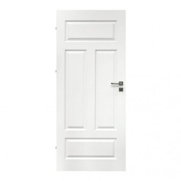 Drzwi pełne Nord 60 lewe białe