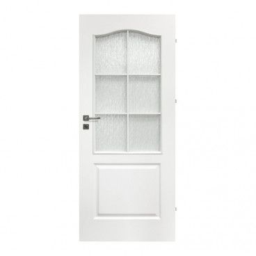 Drzwi pokojowe Archi 90 prawe białe lakierowane