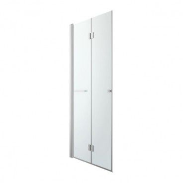 Drzwi prysznicowe składane GoodHome Beloya 90 cm chrom/transparentne