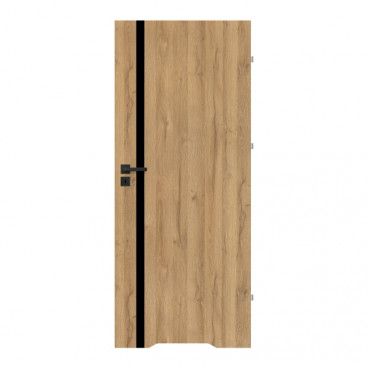 Drzwi z podcięciem Exmoor 80 prawe dąb grandson czarna linia