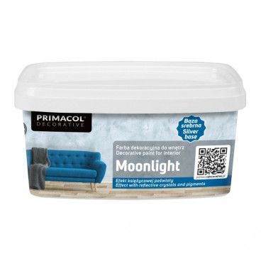 Farba dekoracyjna Primacol Moonlight srebrny 1 l