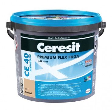 Fuga elastyczna Ceresit CE 40 Aquastatic karmelowa 5 kg