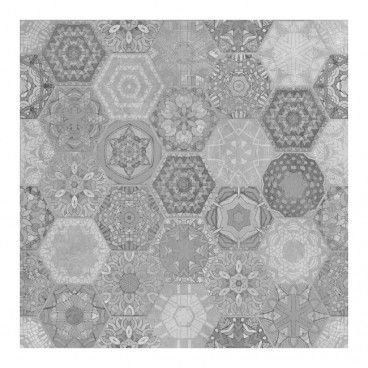 Gres Patchwork Hexagon 60 x 60 cm szary 1,44 m2