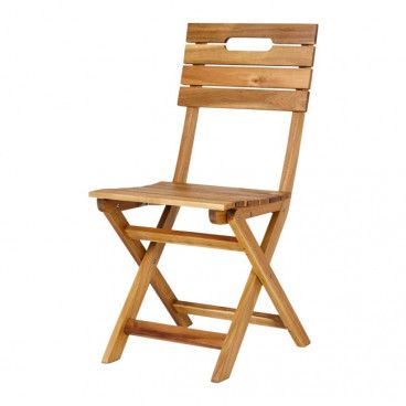 Krzesło składane GoodHome Denia 53 x 40 x 87 cm