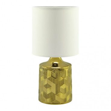 Lampa stołowa Struhm Linda E14 złota/biała
