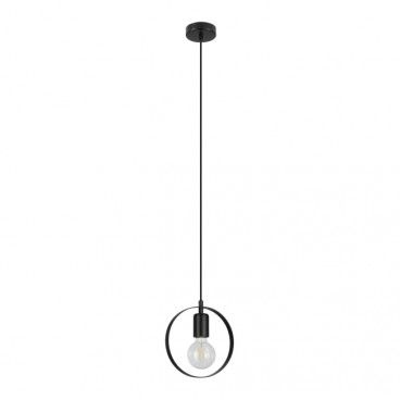 Lampa wisząca GoodHome Kaitains 1-punktowa E27 20 cm czarna