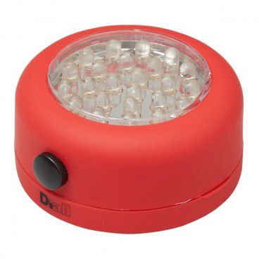 Lampka Diall 24 LED czerwona 60 lm 3 AAA