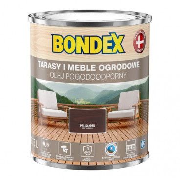 Olej pogoodporny Bondex palisander 0,75 l