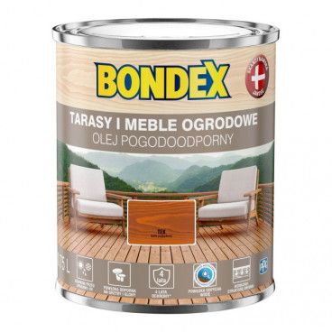 Olej pogoodporny Bondex tek 0,75 l