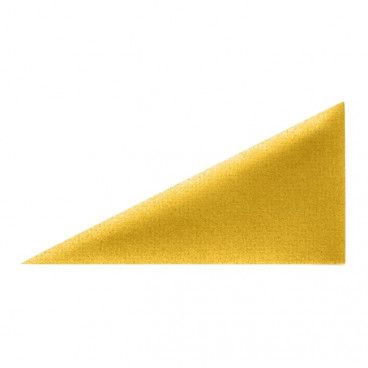 Panel ścienny tapicerowany Stegu Mollis trójkąty 15 x 30 cm żółty P 2 szt.
