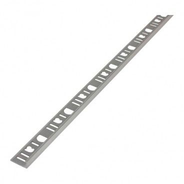 Profil aluminiowy narożny Diall 8 mm typ L surowe aluminium 2,5 m