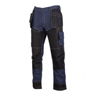 Spodnie jeansowe Lahti Pro niebieskie S