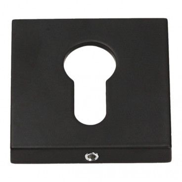 Szyld drzwiowy Gamet Organic dolny na wkładkę kwadratowy czarny super mat