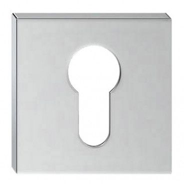 Szyld drzwiowy Q kwadratowy na wkładkę chrom błyszczący