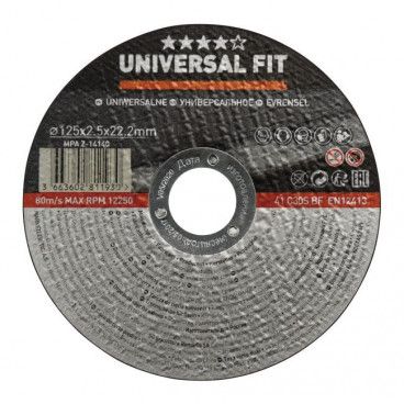 Tarcza do cięcia betonu Universal fit 125 x 2,5 mm