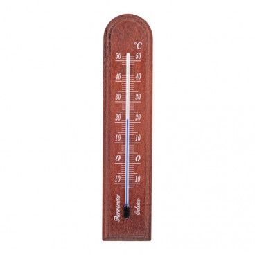 Termometr pokojowy Terdens drewniany 0235
