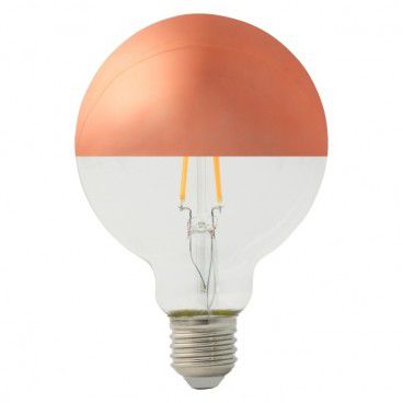 Żarówka lustrzana LED Diall G95 E27 5 W 470 lm przezroczysta barwa ciepła miedziana