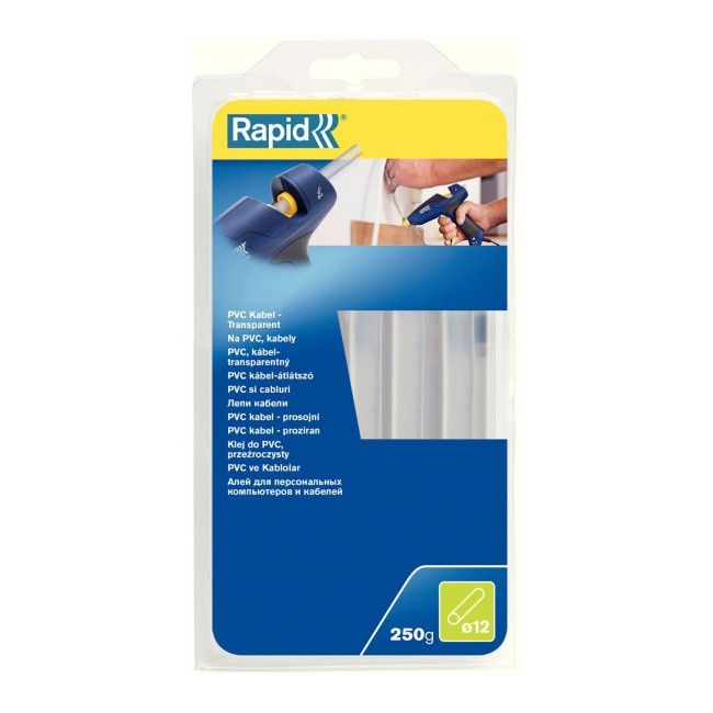 Klej uniwersalny przezroczysty Rapid 250 g śr. 12 mm - Wkłady klejowe ...