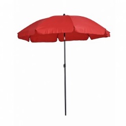 czerwony parasol
