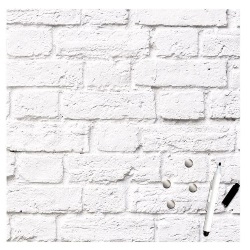 Tablica Memoboard White Brick 30 x 30 cm