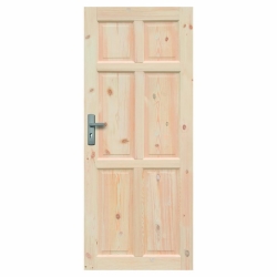 drzwi drewniane do wewnątrz