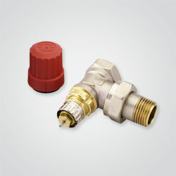 Zawór termostatyczny kątowy Danfoss Ra-n 1/2 cala