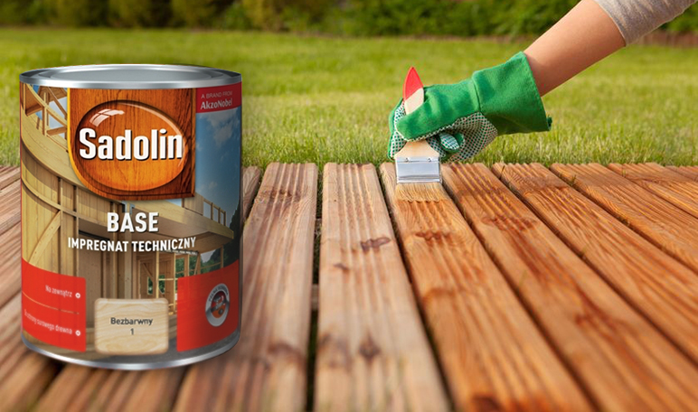 Impregnat techniczny Sadolin Base bezbarwny
