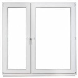 okno PVC rozwierno-uchylne castorama