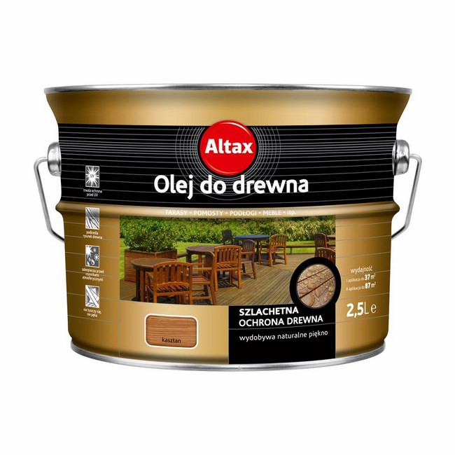 Olej do drewna Altax Altaxin kasztan 2,5 l